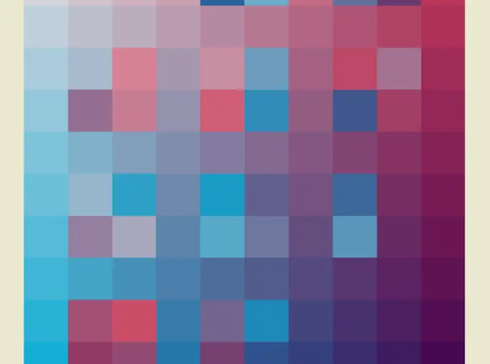 Gradiente de cores suaves do jogo I Love Hue